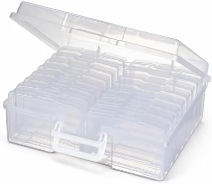 novelinks Photo Storage Box and 16 Inner 4" x 6" Photo Storage Containers by novelinks