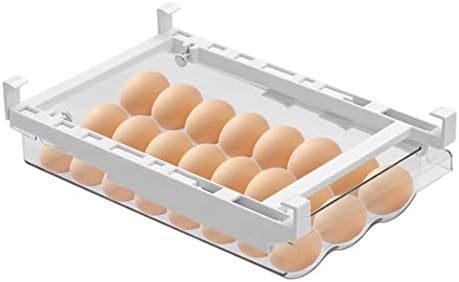 Egg Holder For Refrigerator，Mini Fridge Drawer Organizer Egg Storage Bin Clear Egg Tray Clear Plastic Storage Container by Lechay