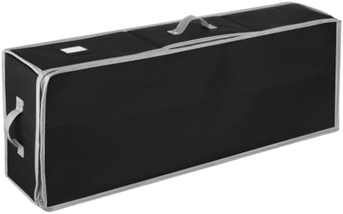 Hearth & Harbor Wrapping Paper Storage Container - Christmas Storage Bag with Interior Pockets - Gift Wrapping Organizer Storage Fits Up to 22 Rolls of 40" - Tear Proof Wrapping Paper Organizer - Image 7
