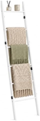 Blanket Ladder 6 Tier with Shelf for Living Room Bedroom and Bathroom by Unknown