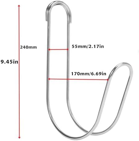 Garden Hose Holder Water Hose Storage Hook Hose Hanger,304Stainless Steel Solid Hose Hook Holds Up to 50Ft Hose Perfect for Garage, Garden, Tool Room(Chrome 1pcs) - Image 5