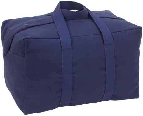 Rothco Canvas Parachute Cargo Bag, Navy Blue, 40.5L - Image 3