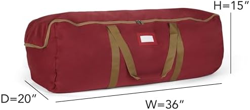 Covermates Storage Duffel Bag, 36" W x 20" D x 15" H, Red - Image 2