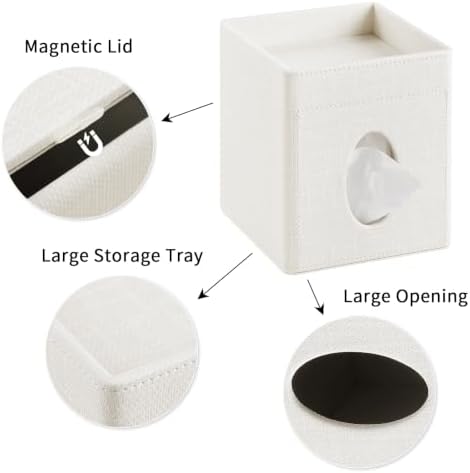 PU Leather Tissue Box Cover Square Tissue Box Holder Tissue Holder - Image 4