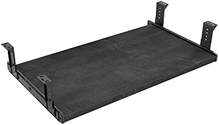 FRMSAET Slide Out 20/24/30 inch Keyboard & Mouse Tray (24 in, Black Rock) by FRMSAET