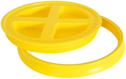 Vittles Vault Gamma Seal Lid, Yellow, Fits 3.5 to 7 Gallon Buckets by Gamma2