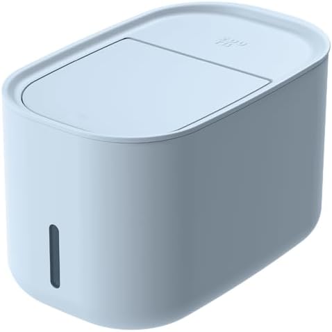 Zuutii Rice Storage Container 11lbs,Food Container, Dry Food Storage, 7.2lbs Pet Food Dispenser, Large Storage Bin with Lid,Silicone Ring & Moisture Proof (Light Blue) - Image 2