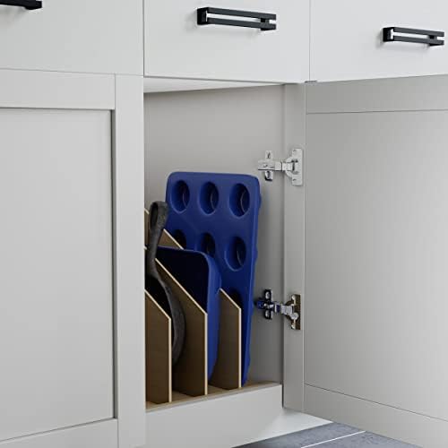 Dowell 4007 TD3 Wooden Vertical Tray Divider Organizer for Base 15" Cabinets - Kitchen Storage & Organization Accessories - Image 5