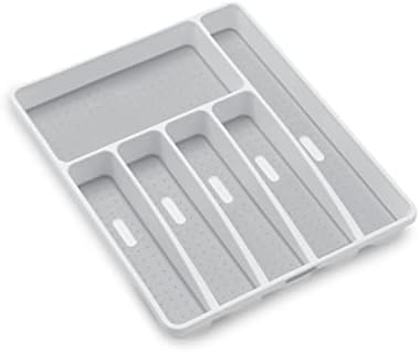 madesmart Classic 6 Compartment Silverware Tray, White by madesmart%C2%AE