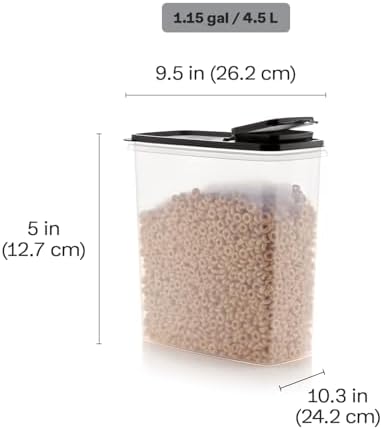 Tupperware Super Cereal Storer, Dishwasher Safe and BPA Free (4.5 L / 1.15 gal) - Image 3