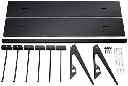 StoreYourBoard Chair Storage Rack with Storage Shelf – Folding Chair Rack for Home & Garage Organization, Chair Hangers for Folding, Beach, Patio & Camping Chairs, Heavy Duty Steel, Holds 300 lbs - Image 4