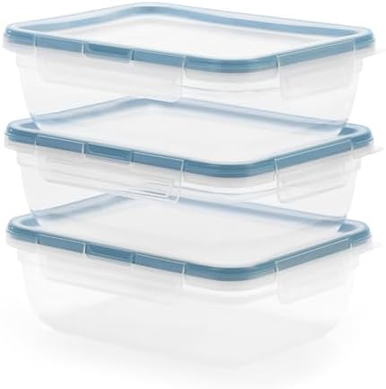 Snapware Food Storage Containers, Plastic, 8.5-Cup, Rectangular | Leakproof & Airtight | BPA-Free | Microwave & Dishwasher Safe | Pack of 6 - Image 2