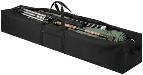 1 Pcs 83 x 16 x 12 Inch, 260 L Large Storage Duffle Bag Black by Hubeii