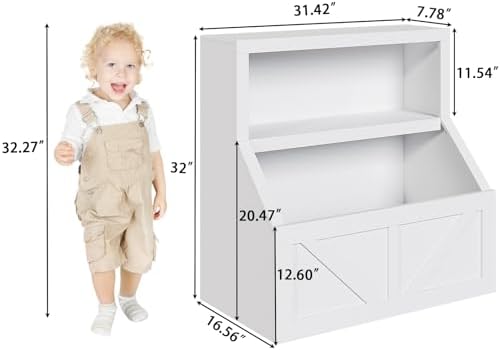 IDEALHOUSE Kids Toy Box for Boys, Kids Toy Chest Storage for Boys & Girls - Image 2