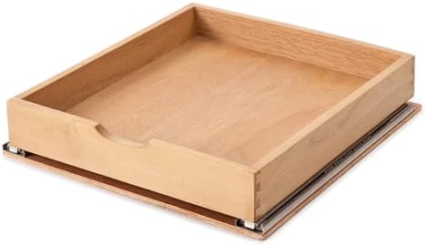 Pull Out Cabinet Drawers - 9x2 Size Options (10-29'W,18-21'D), Pre-Assembled with Soft Close Slides, Solid Beechwood, Easy Installation(DRAWER-18x16) by Unknown