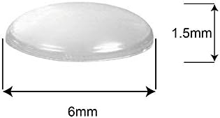 Small Door Bumpers Self-Adhesive Clear Rubber Feet Tiny Bumpons 1/4" Diameter X 1/16" Thick 100 Pack… - Image 2