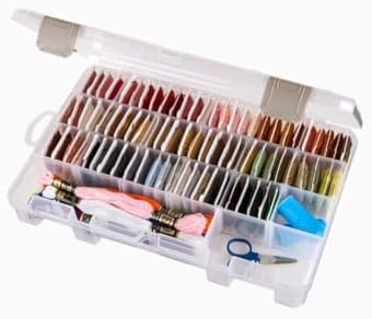 ArtBin Medium Solutions Box Craft Organizer with 12 Dividers, Clear by ArtBin