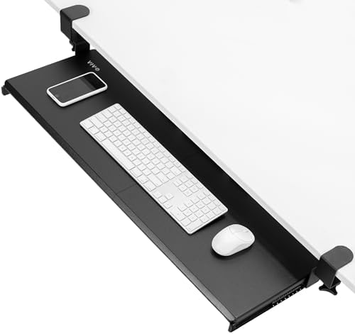 VIVO Black Extra Large Clamp-on 34 x 11 in Keyboard Tray, MOUNT-KB15EB by VIVO