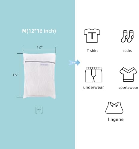 GOGOODA Mesh Laundry Bags for Delicates Durable Protective Wash Bags - Image 4