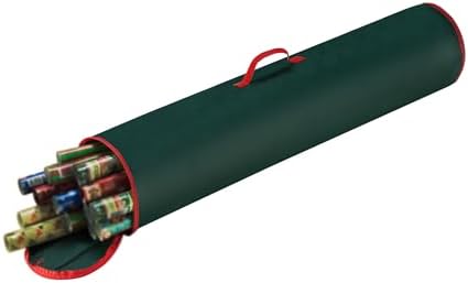 Elf Stor Wrapping Paper Storage Bag, Green, 40” x 9” by ElfStor