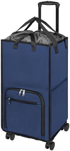 Bukere Rolling Laundry Hamper with Wheels, Large 90L Freestanding Collapsible Laundry Basket Bag for Clothes Storage, Heavy Duty Removable Wheeled Cart for College Dorm Apartment Laundry Room Bathroom by Bukere