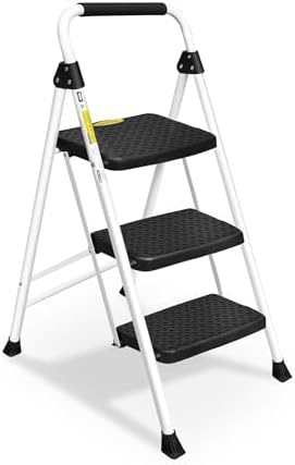 HBTower Step Ladder, Folding Step Stool with Wide Anti-Slip Pedal by HBTower