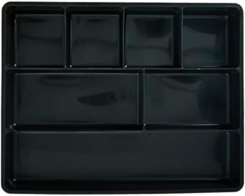 Rubbermaid Extra Deep Desk Drawer Director Tray, Plastic, 11.875 x 15 x 2.5 Inches, Black (Pack of 2) - Image 2