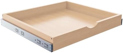Pull Out Drawers for Cabinet Wood 24" W x 22" D Slide Out Organizer by Mobirex