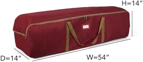 Covermates Storage Duffel Bag, 54" W x 14" D x 14" H, Red - Image 2