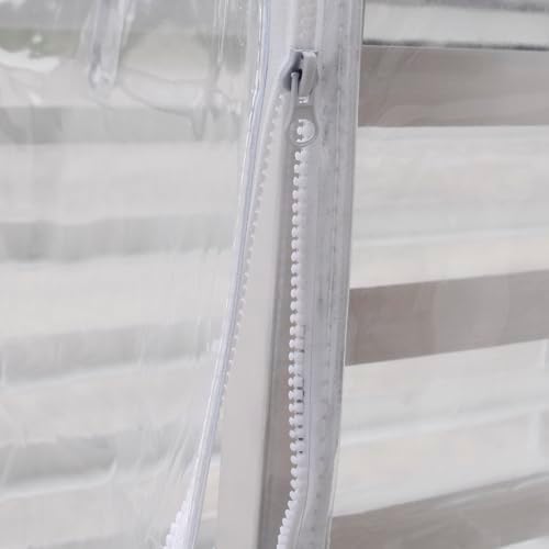 New Star Foodservice Commercial-Grade Clear Plastic Sheet Pan/Bun Pan Rack Cover, 10-Tier, 28" L x 23" W x 33" H - Image 5