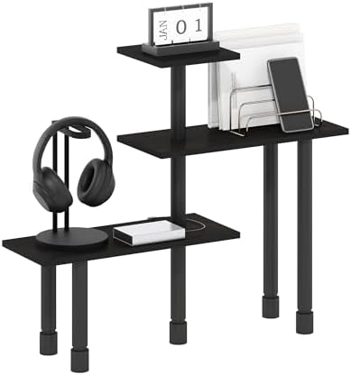 Furinno Turn-N-Tube Kitchen Countertop Organizer, 3-Tier Corner Countertop Organizer Shelf, Corner Shelf, for Kitchen, Pantry, Organizers and Storage, Espresso - Image 4