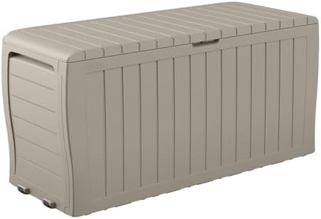 Keter Marvel 71 Gal Outdoor Storage Box for Patio and Pool Accessories by Unknown