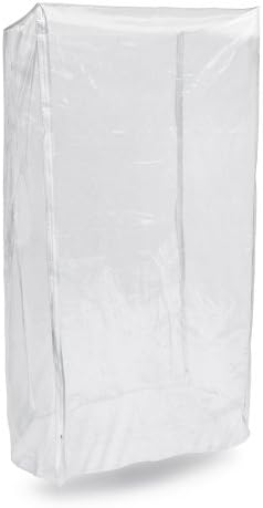 New Star Foodservice Commercial-Grade Clear Plastic Sheet Pan/Bun Pan Rack Cover, 20-Tier, 28" L x 23" W x 61" H by NewStarFoodservice
