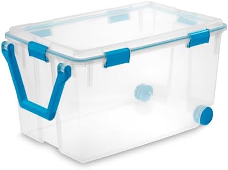 Sterilite Gasket Storage Box with Lids for Home & Office, 120 Quart, 6-Pack - Image 2