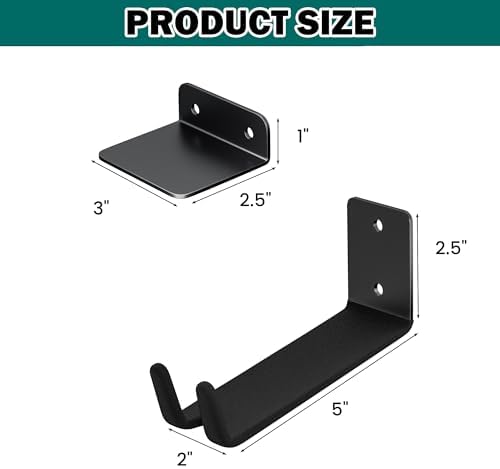 EVERHANGER Wall Mount Bike Pedal Hanger, Heavy-duty Garage Bike Rack - Image 2