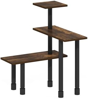 Furinno Turn-N-Tube Kitchen Countertop Organizer, 3-Tier Corner Countertop Organizer Shelf, Corner Shelf, for Kitchen, Pantry, Organizers and Storage, Amber Pine - Image 5