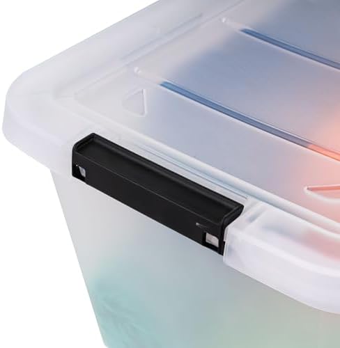 IRIS USA 6-Pack 13.5 Quart Clip Box with Latching Lid - Image 6