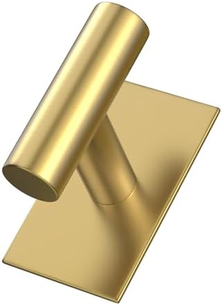 VAEHOLD Wall Towel Hooks, Heavy Duty Sticky Holder Waterproof Towel Hooks for Hanging Coat, Clothes, Closet Hook Wall Mount for Kitchen (Gold, 8 Pack) - Image 6