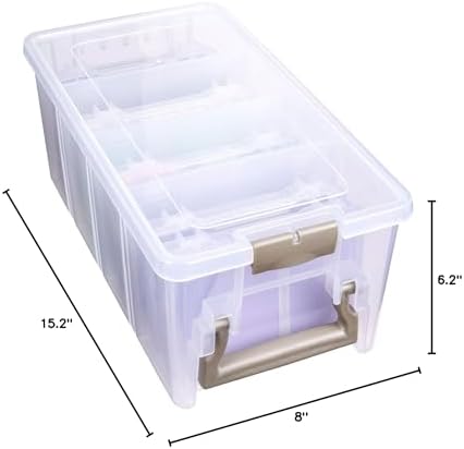 ArtBin Semi Satchel Photo Organizer Set with 8 Inner Cases, Clear - Image 7