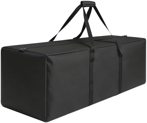 52" Sports Duffel Bag Extra Large Zippered Travel Luggage Moving Bag by Unknown