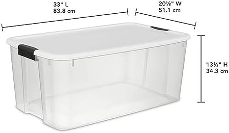 Sterilite Ultra Latch Box with Lids for Home and Office, 116 Quart, 8-Pack - Image 3