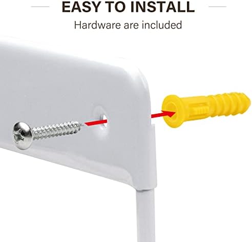 Alpinista Ironing Board Hanger Iron Board Wall Mount for Laundry Rooms, White - Image 5