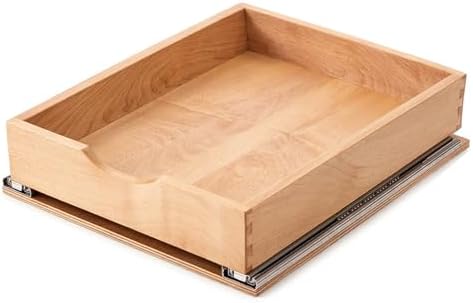 Pull Out Cabinet Drawers - 9x2 Size Options (10-29'W,18-21'D), Pre-Assembled with Soft Close Slides, Solid Beechwood, Easy Installation(DRAWER-16x16) by Unknown