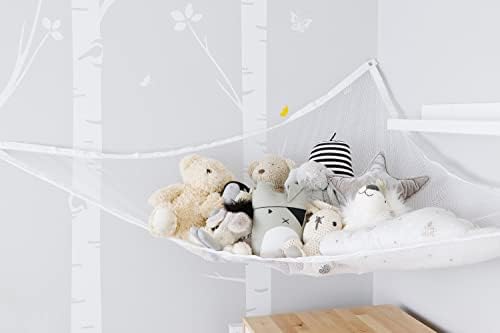 Dreambaby Jumbo Toy Storage Corner Hammock Net Organizer - 6 ft Long - Holds up to 30lbs Maximum Weight - Model L693 - Image 2