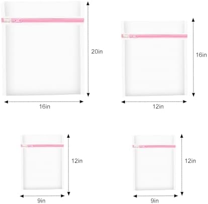 Upgraded Coarse Mesh Laundry Bag - Wash Delicate Lingerie, Garment & Shoe Storage, Travel Essentials - Durable & Breathable，4Pcs, MIAETFH - Image 7