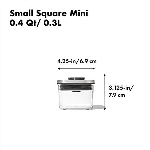 OXO STL POP SMALL SQUARE MINI - 0.4 QT/0.4 L - Image 2