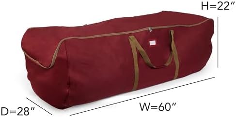 Covermates Storage Duffel Bag, 60" W x 28" D x 22" H, Red - Image 2