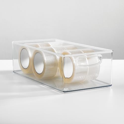 iDesign Stackable Storage Bin, Set of 4, Clear - Image 6