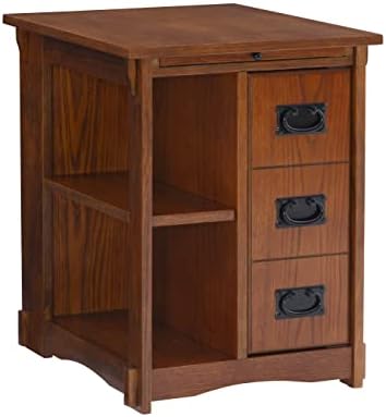 Powell Furniture Mission Oak Powell Magazine Cabinet Table, 22.5"L x 18.125"W x 24"H - Image 4