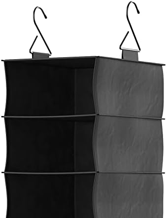 ClosetMaid 10-Shelf Fabric Hanging Shoe Storage Organizer for Closet, Charcoal Black - Image 4